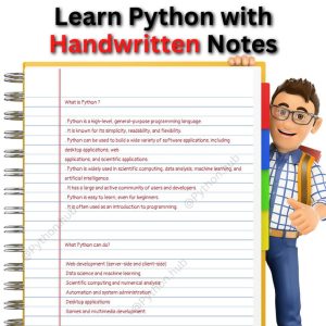 python handwritten notes